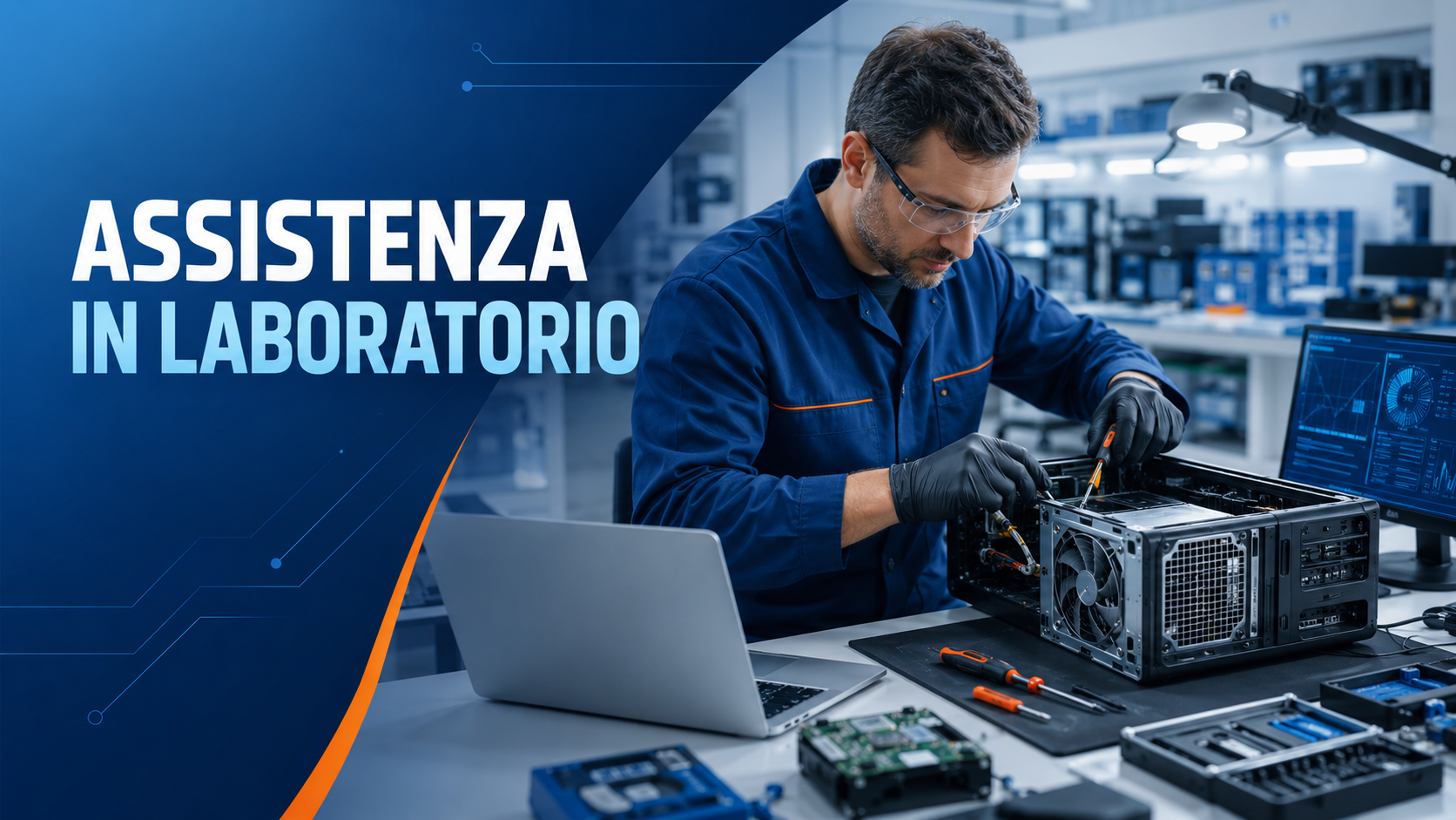 Diagnosi PC in laboratorio