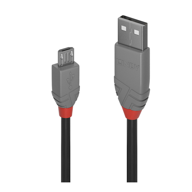 LINDY CAVO USB 2.0 TIPO A A MICRO B ANTHRA LINE, 2M