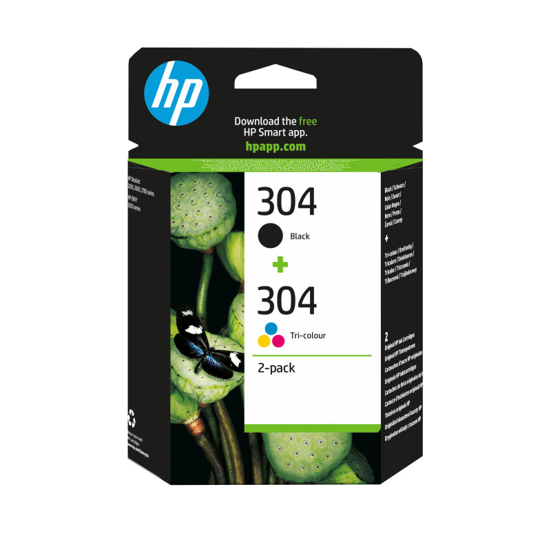 HP CONFEZIONE 2 CARTUCCE INKLJET NERO + TRICROMIA