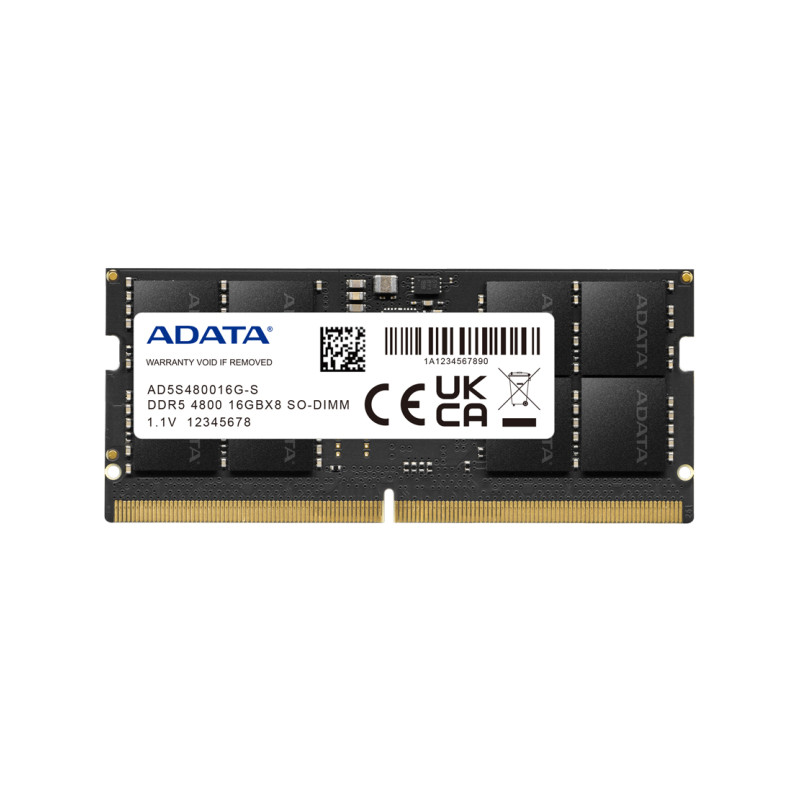 ADATA RAM SODIMM 16GB DDR5 4800MHZ