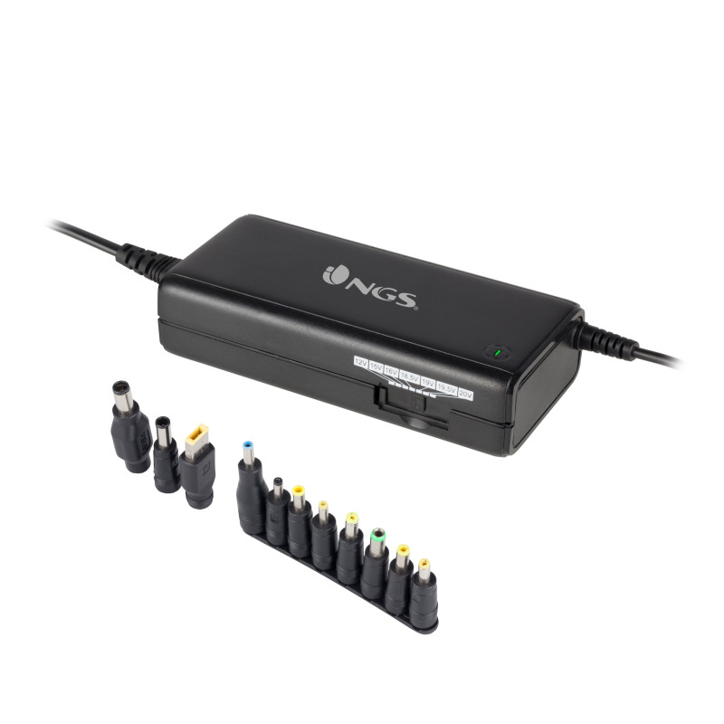 NGS ALIMENTATORE PER COMPUTER PORTATILE, 11 CONNETTORI, 90W, AC-DC