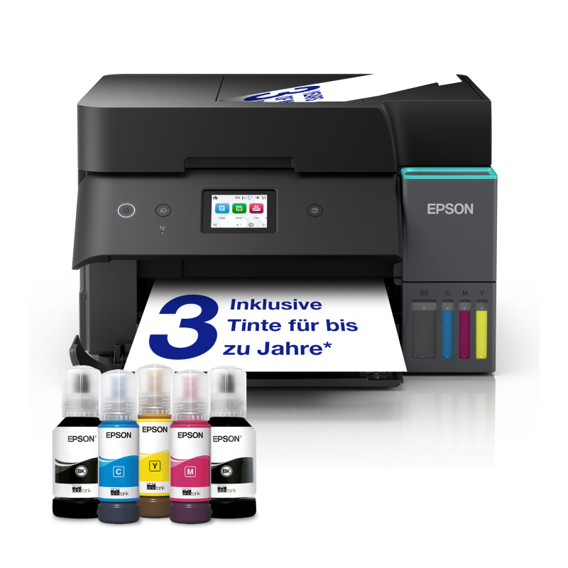 EPSON MULTIFUNZIONE inchiostro A4 COLORE, ECOTANK ET-4950, 16PPM, FRONTE/RETRO, ADF, USB/LAN/WIFI, 4 IN 1