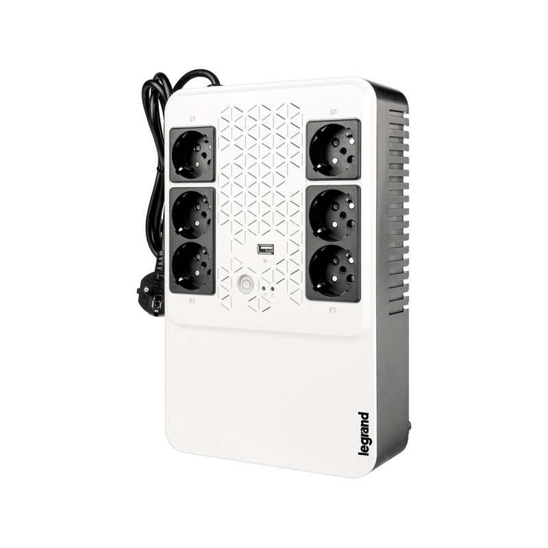 LEGRAND UPS KEOR MULTIPLUG 600VA 360W 6 PRESE SHUKO/IT
