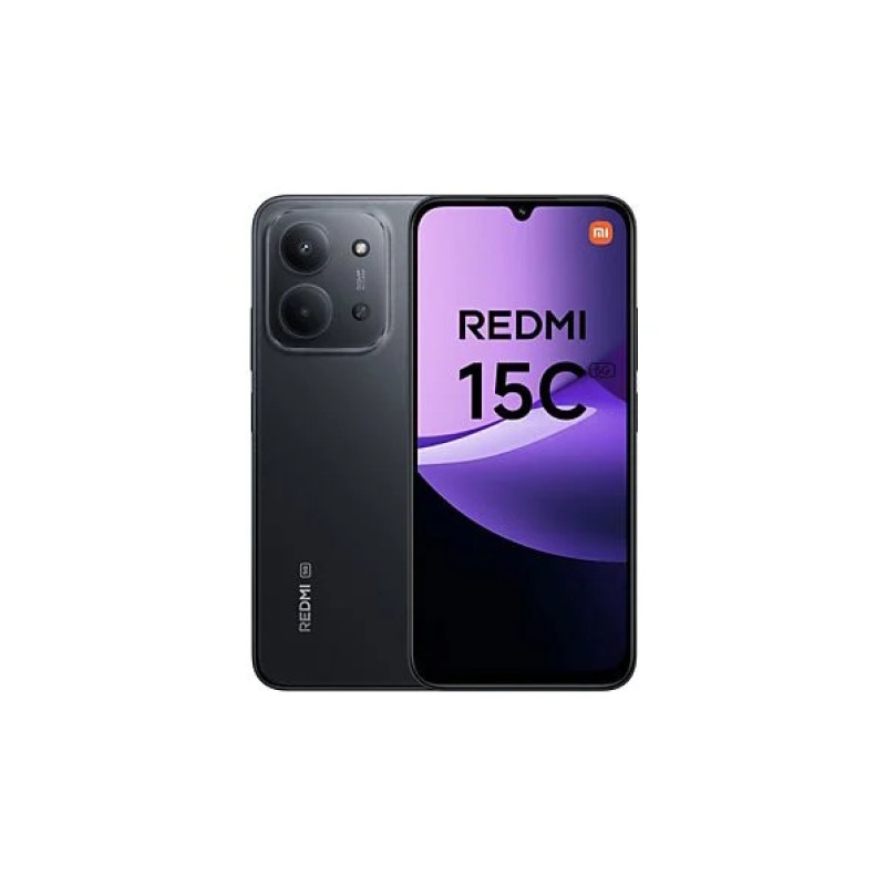 XIAOMI SMARTPHONE Redmi 15c 4+256GB 6.9 4G Midnight nero DS
