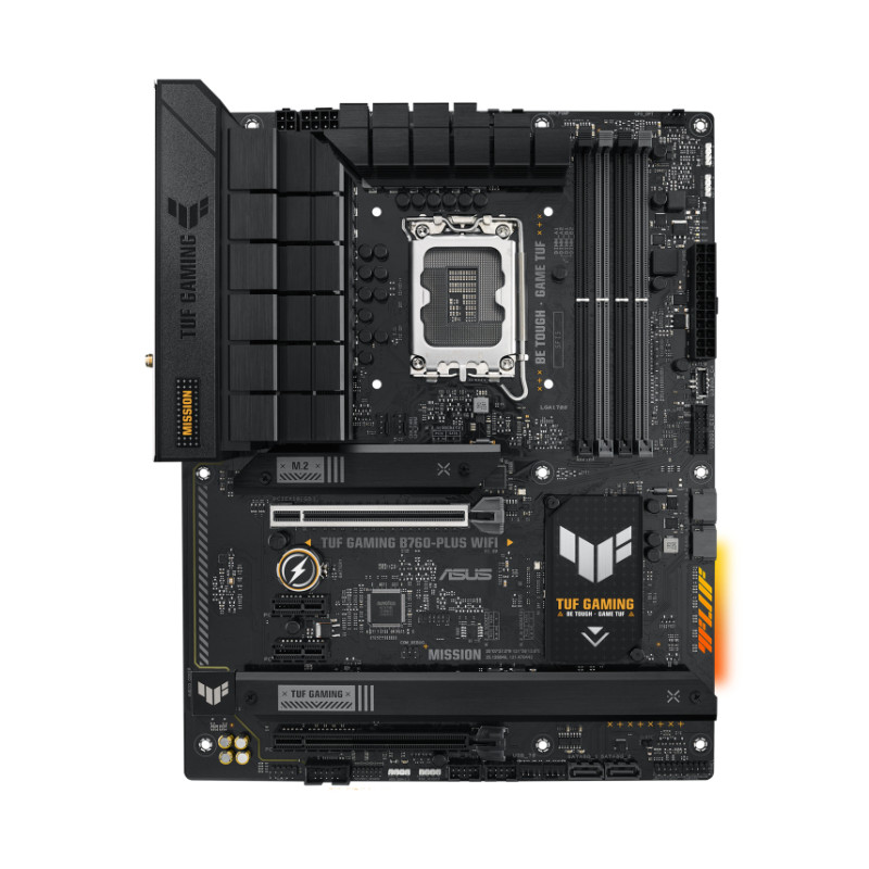 ASUS MB B760, TUF GAMING B760-PLUS WIFI, LGA 1700, 4DDR5, USB3.2 GEN 2X2, 90MB1ER0-M0EAY0